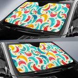 Colorful Moon Pattern Car Auto Sun Shades 172609 - YourCarButBetter