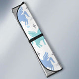 Colorful Unicorn Rainbow Heart Pattern Car Auto Sun Shades 172609 - YourCarButBetter