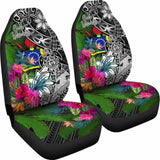 Cook Islands Car Seat Covers - Turtle Plumeria Banana Leaf - Amazing 091114 - YourCarButBetter