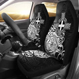 Cornwall Car Seat Covers - Cornish Flag With Celtic Cross 184610 - YourCarButBetter