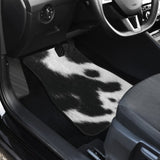 Cowhide Printed Car Floor Mats Protector 210605 - YourCarButBetter