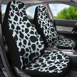 Cowhide Skin Print Car Seat Covers 210605 - YourCarButBetter