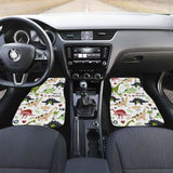 Cute Dinosaurs Pattern Front And Back Car Mats 154813 - YourCarButBetter