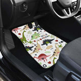 Cute Dinosaurs Pattern Front And Back Car Mats 154813 - YourCarButBetter