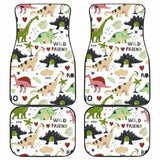 Cute Dinosaurs Pattern Front And Back Car Mats 154813 - YourCarButBetter