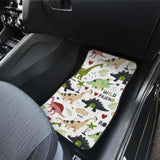 Cute Dinosaurs Pattern Front And Back Car Mats 154813 - YourCarButBetter