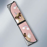 Cute Unicorn Pug Pattern Car Auto Sun Shades 172609 - YourCarButBetter