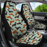 Dachshund Dogs Pattern Pets Animal Car Seat Covers 092813 - YourCarButBetter