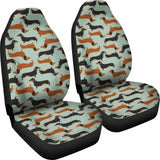 Dachshund Dogs Pattern Pets Animal Car Seat Covers 092813 - YourCarButBetter