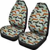 Dachshund Dogs Pattern Pets Animal Car Seat Covers 092813 - YourCarButBetter
