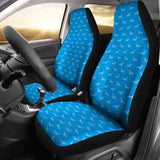 Dachshund Pattern Blue Car Seat Covers Bestselling 092813 - YourCarButBetter