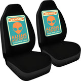Danger Sign Aliens Activity Leave This Area Car Seat Covers Custom 2 212903 - YourCarButBetter