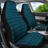 Dark Blue American Flag Car Seat Covers 211206 - YourCarButBetter