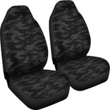 Dark Grey Camouflage Car Seat Covers 112608 - YourCarButBetter