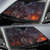Dark Twin Dragon Sun Shade amazing best gift ideas 172609 - YourCarButBetter