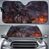Dark Twin Dragon Sun Shade amazing best gift ideas 172609 - YourCarButBetter
