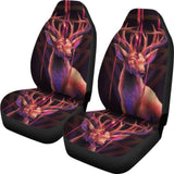 Deer Art Design Car Seat Covers Amazing Gift Ideas 211902 - YourCarButBetter