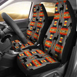 Deer Gray Set of Car Seat Covers Awesome 161012 - YourCarButBetter
