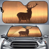 Deer Silhouette Hd Car Sun Shade 172609 - YourCarButBetter