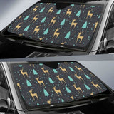 Deers Star Tree Pattern Car Auto Sun Shades 172609 - YourCarButBetter