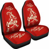 Delta Sigma Theta Car-Suv Seat Cover-Elephant-Red 202820 - YourCarButBetter