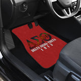 Delta Sigma Theta Sorority Red Black Amazing Car Floor Mats 211606 - YourCarButBetter