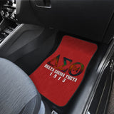 Delta Sigma Theta Sorority Red Black Amazing Car Floor Mats 211606 - YourCarButBetter