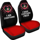 Dominican Republic Car Seat Covers Couple Valentine Everthing I Need (Set Of Two) 092813 - YourCarButBetter