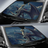 Dragon 4K Car Sun Shade amazing best gift ideas 172609 - YourCarButBetter