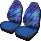 Dragon Car Seat Covers Blue Custom Print 103709 - YourCarButBetter