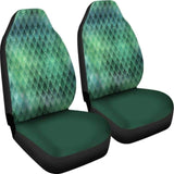 Dragon Glitter Green Car Seat Covers 103709 - YourCarButBetter