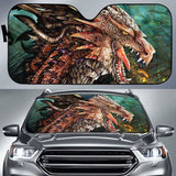 Dragon Head Art Sun Shade amazing best gift ideas 172609 - YourCarButBetter