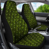 Dragon Scales Car Seat Covers Green Fantasy Mythology 103709 - YourCarButBetter