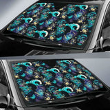 Dragon Sea Wave Pattern Car Auto Sun Shades 172609 - YourCarButBetter