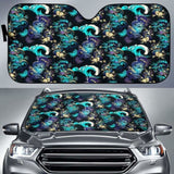 Dragon Sea Wave Pattern Car Auto Sun Shades 172609 - YourCarButBetter