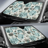 Dragonfly Butterfly Plants Insect Flower Vintage Style Pattern Car Auto Sun Shades 172609 - YourCarButBetter