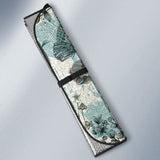 Dragonfly Butterfly Plants Insect Flower Vintage Style Pattern Car Auto Sun Shades 172609 - YourCarButBetter