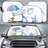 Elephant And Dog Car Sun Shades 104020 - YourCarButBetter