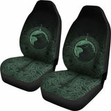 Ethnic Odin Raven Green Car Seat Covers 144909 - YourCarButBetter
