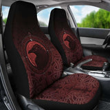 Ethnic Odin Raven Red Car Seat Covers 144909 - YourCarButBetter