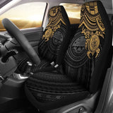 Federated States Of Micronesia Car Seat Covers - Golden Turtle - Amazing 091114 - YourCarButBetter