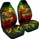 Fiji Car Seat Covers - Reggae Shark Polynesian Tattoo - 102802 - YourCarButBetter