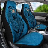 Fiji Car Seat Covers Shark Coat Of Arms Amazing 105905 - YourCarButBetter