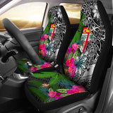 Fiji Car Seat Covers - Turtle Plumeria Banana Leaf - Amazing 091114 - YourCarButBetter
