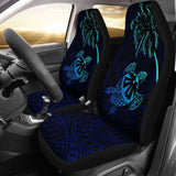 Fiji Islands Tapa Turtle Blue Car Seat Covers 091114 - YourCarButBetter