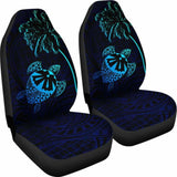 Fiji Islands Tapa Turtle Blue Car Seat Covers 091114 - YourCarButBetter