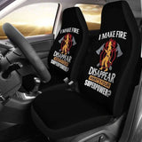 Fire Disappear What’s Your Super Power Car Seat Covers 101211 - YourCarButBetter