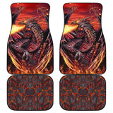 Fire Dragon Fighting Car Floor Mats 211502 - YourCarButBetter