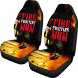 Fire Fighting Mom Car Seat Covers 101211 - YourCarButBetter