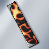 Fire Flame Dark Pattern Car Auto Sun Shades 085424 - YourCarButBetter